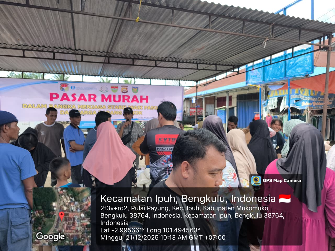 Tekan Inflasi, Pemkab Mukomuko Gelar Pasar Murah di Kecamatan Ipuh